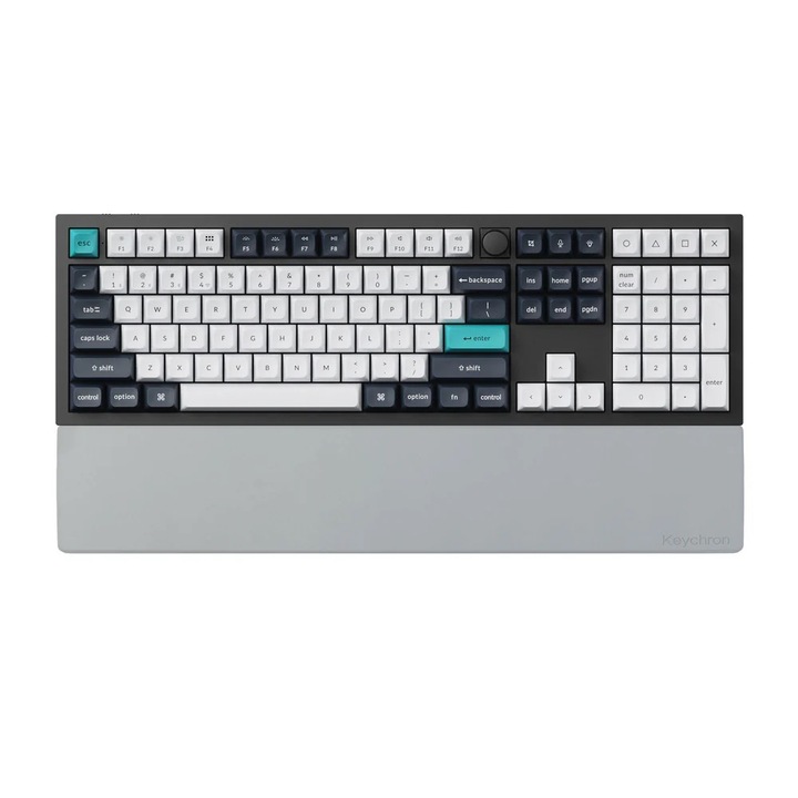 Keychron szilikon csuklótámasz, kompatibilis a billentyűzetekkel / K10 Pro / K10 Max/ Q6 / Q6 Pro / Q6 Max / V6 / V6 Max