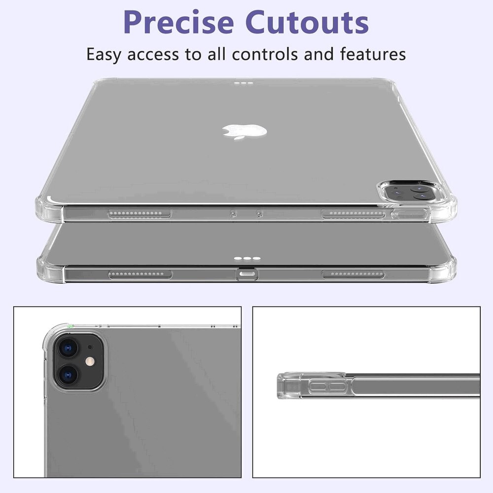 Husa Transparenta Slim pentru iPad Pro 12.9 inch, Generatia a 6-a/a 5-a 2022/2021, 6CMZ