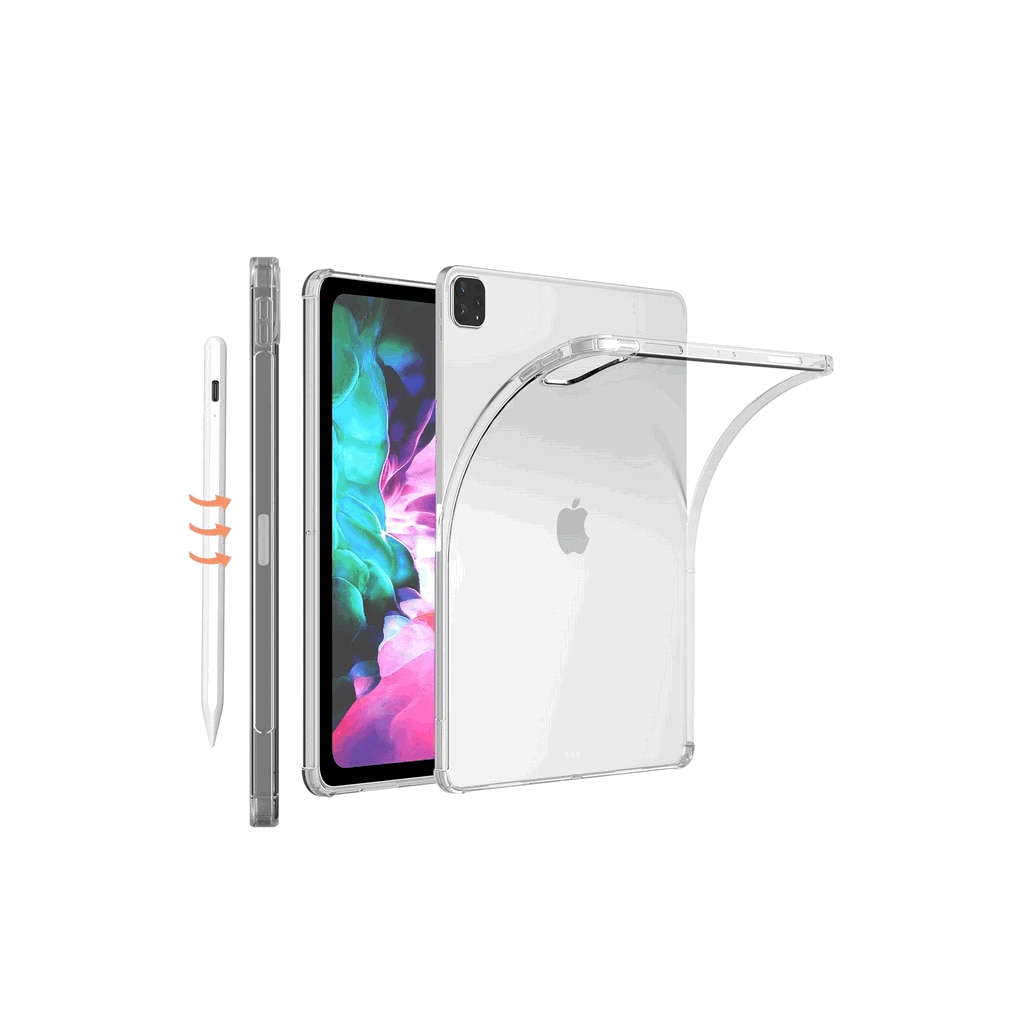 Husa Transparenta Slim pentru iPad Pro 12.9 inch, Generatia a 6-a/a 5-a 2022/2021, 6CMZ
