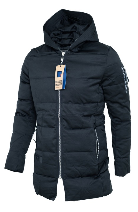 Férfi dzseki BE GOOD MIRACLE Prémium sötétkék - S