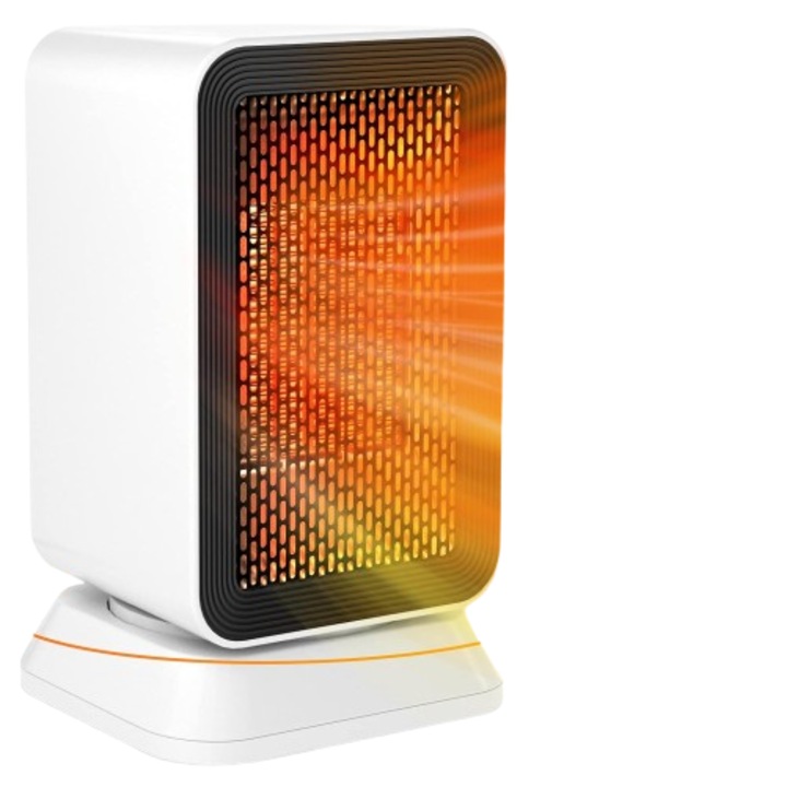 Panacare elektromos radiátor 1500 W ventilátor, 70°-os forgás, túlmelegedés és felborulás elleni védelem