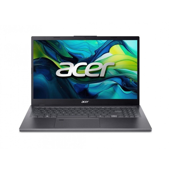 Laptop Acer Aspire 15 A15-41M NX.KXAEX.00F, 15,6 hüvelykes 1920 x 1080, AMD Ryzen 7 8840HS 8 C / 16 T, 3,3 GHz - 5,1 GHz, SSD 24 MB gyorsítótár, 16,7 GB0 DMD2 de , Nincs operációs rendszer