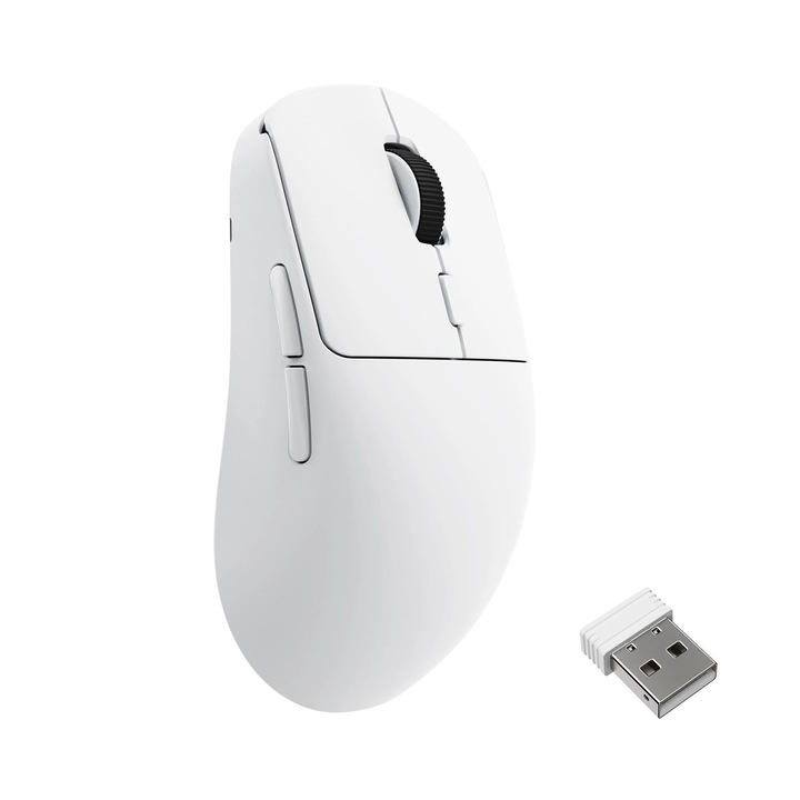 Мишка Gaming Lemokey G2 Wireless, Pixart 3950, 8000hz, DPI 30000, Bluetooth, Бяла