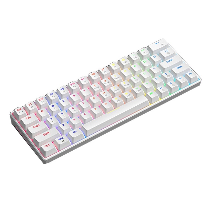 Tastatura Gaming Mecanica Corsair K65 PLUS, iluminare RGB, switch Corsair MLX Tactile, taste macro si multimedia, Negru