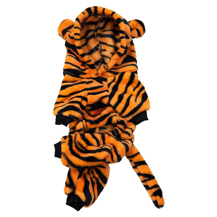 Tigris jelmez kutyának/macskának, AMRINUGL, Polár, Állatmintás, L