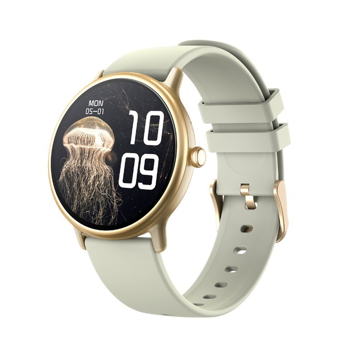 Női okosóra, y86intelligent, fitnesz, sport, vízálló, okos, értesítések, vezeték nélküli, Bluetooth hívás, HD mikrofon