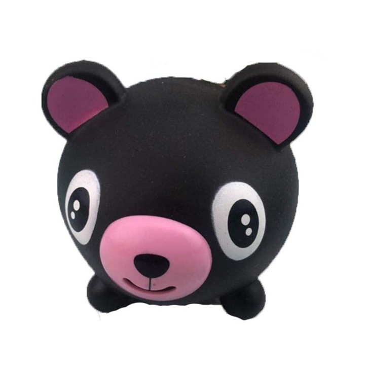 Jucarie animal din PVC, AMRINUGL, 9.5x7cm, negru