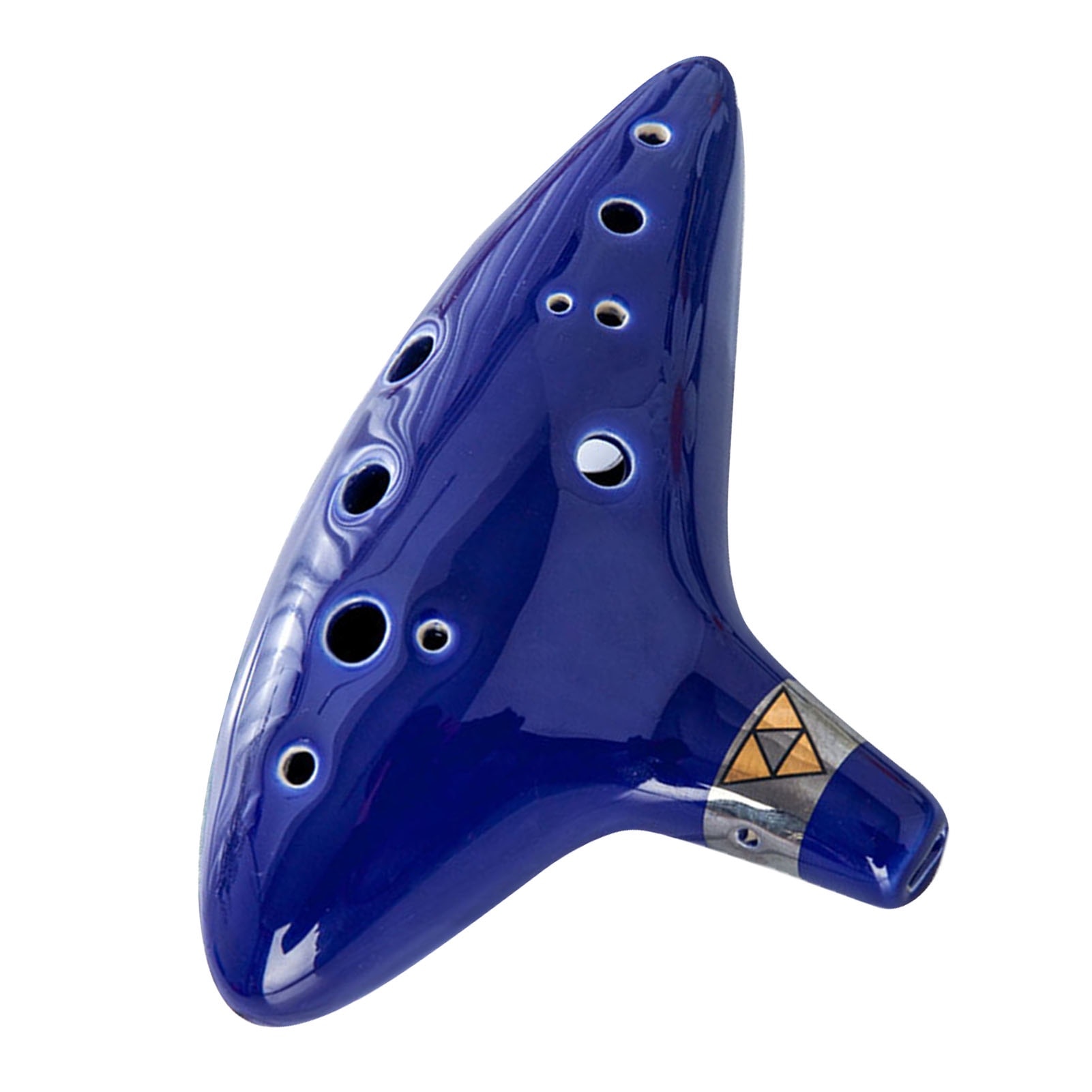 Ocarina cu 12 gauri Alto C, AMRINUGL, Ceramica, 15.5 x 9.5 x 5.5