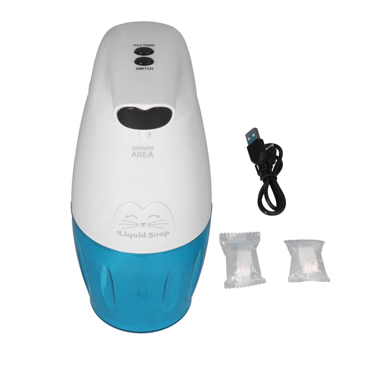 Szappanadagoló automata, longziming, klasszikus design, 330 ml űrtartalom, többcélú felhasználás, fürdőszobába