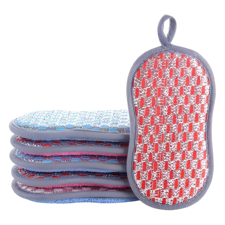 Burete dublu fata KUNSANM, set de 5 bucati, multicolor, rezistent, non-zgarietura