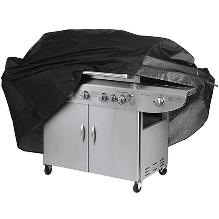 Покривало за барбекю, Tebnaild, материал Оксфорд, водоустойчиво, 145x61x117 см, черно