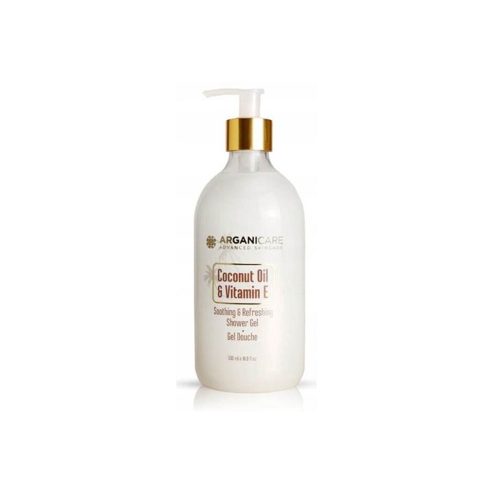 Tusfürdő, Arganicare, Kókusz és Vanília, 500ml