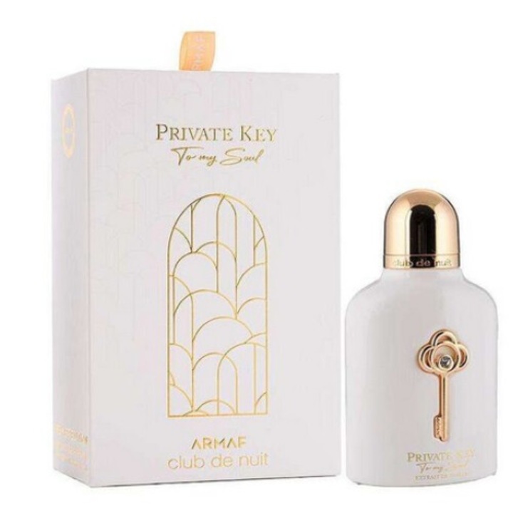 Унисекс парфюм Armaf Club de Nuit Private Key To My Soul 100ml, нотки на кедър, ванилия, многоцветен