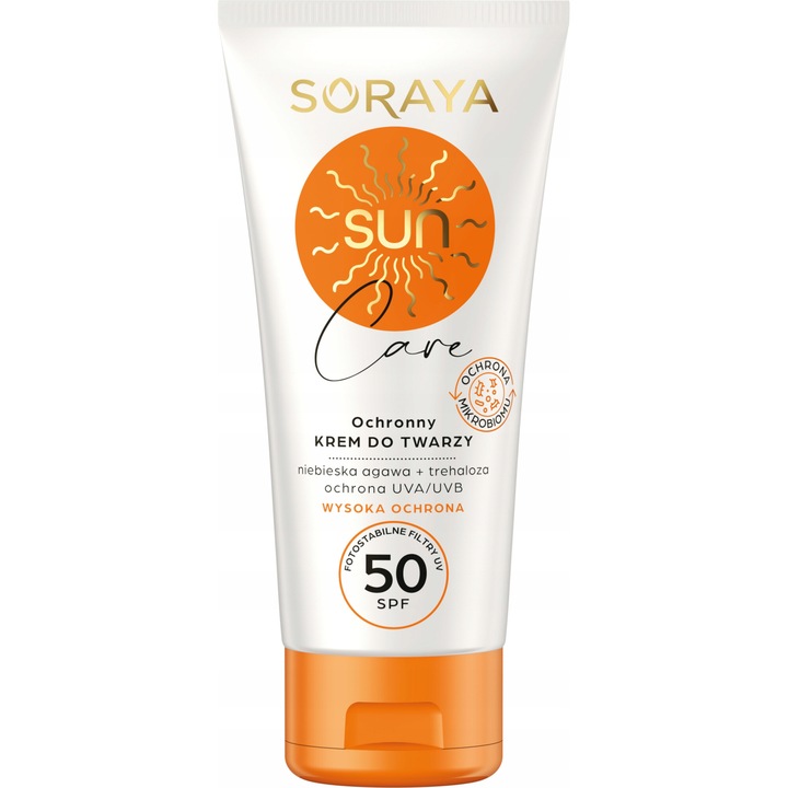 Soraya крем за лице, SPF 50, слънцезащитен, за чувствителна кожа, 40 мл