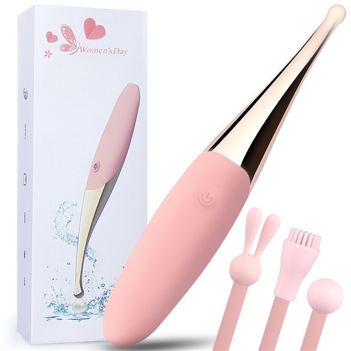 Elektromos vibrátor nőknek, Mimimo, 12 frekvencia, 100% vízálló, 1x14,7 cm