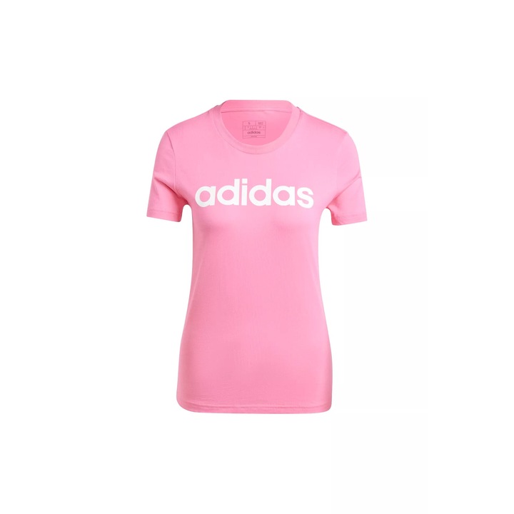 Спортна тениска за жени, adidas, LIN, Rozqsq, Розово