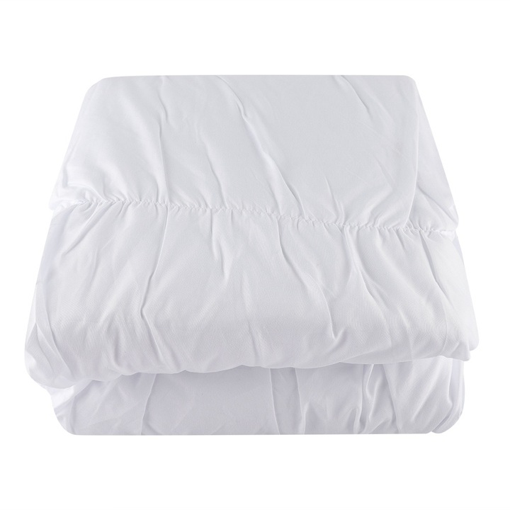 Jormftte ágynemű, rugalmas szett párnahuzatokkal, fehér, King méret: 1x 264x229cm, 2x 51x102cm