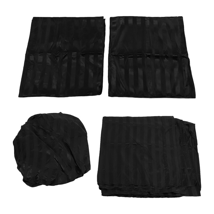 Jormftte ágyneműgarnitúra, 4 részes, szatén, könnyű, légáteresztő, többszínű