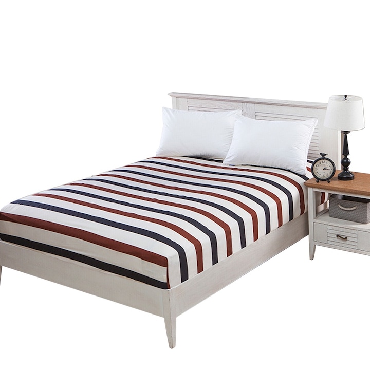 Jormftte matracvédő, gumis lepedő, 180x200cm, többszínű, prémium poliészterből