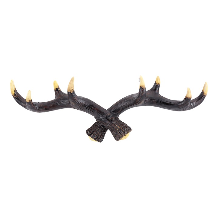 Modern szarvas fali kampó díszítéshez, kalaptartó, ruhakasztó, gyanta akasztó, szobadekoráció