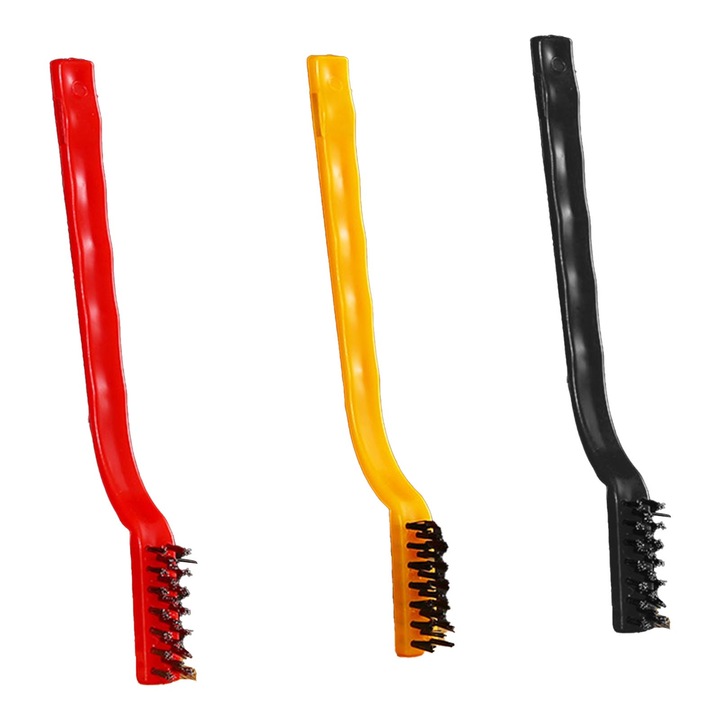 Tűzhelytisztító kefék, Jormftte, 3 darabos készlet, tartós, ergonomikus fogantyúval