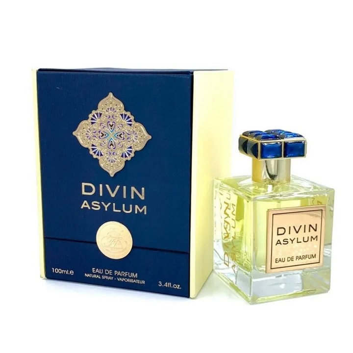 Fragrance World Divin Asylum Eau de Parfum, férfiaknak, 100ml