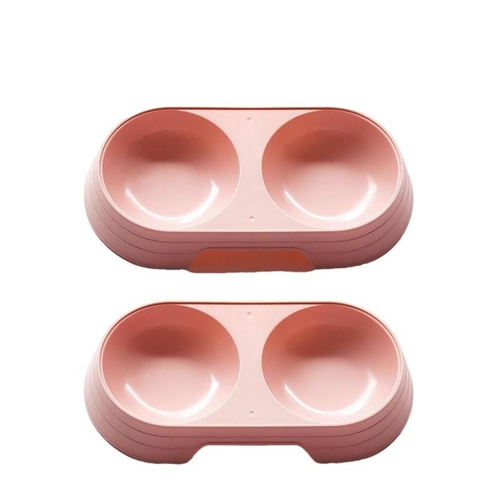 Set 2 boluri pentru animale, roz, 23x12x3.7cm
