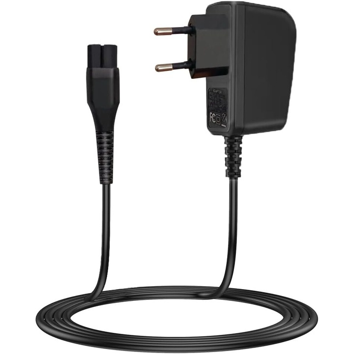 PsAyl Philips Power Charger, 4.3V, за A00390 OneBlade за QP2520 QP2570 QP2520/90 QP2620 MG3730 MG5730 RQ320 RQ328 BT3208 BT3206, черен