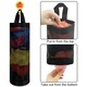 Suport pentru pungi de plastic, Ronyes, dozator, set 2 buc., negru, 38x11x5,5cm, 2 cuiere