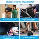 Geanta de Voiaj, BYONDSELF®, pentru Avion, 40×20×25cm, pentru Calatorii/Yoga/Fitness, Negru