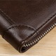 Мъжки портфейл от естествена кожа, джоб за лична карта, защита на RFID картата, съхранение на кредитни карти и бележки, шофьорска книжка, джоб за монети, многофункционален, слотове, Vanaxalife®, кафяв
