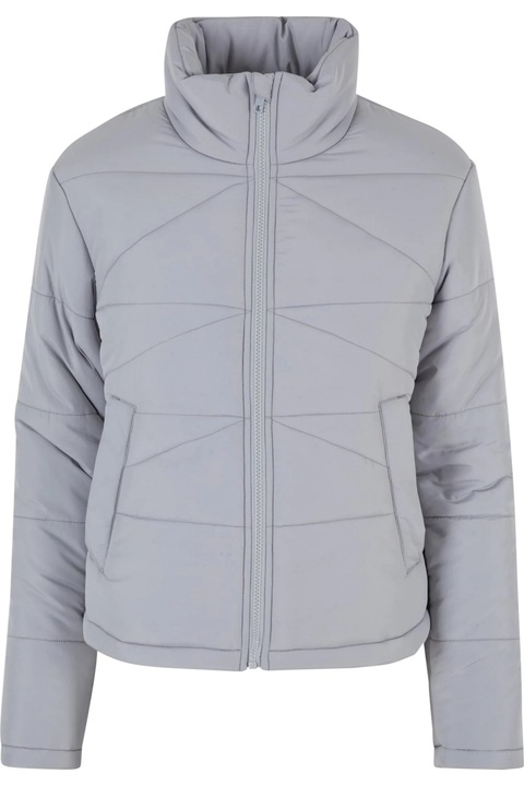Пухо яке Urban Classics Women, Light Asphalt, Светлосив меланж