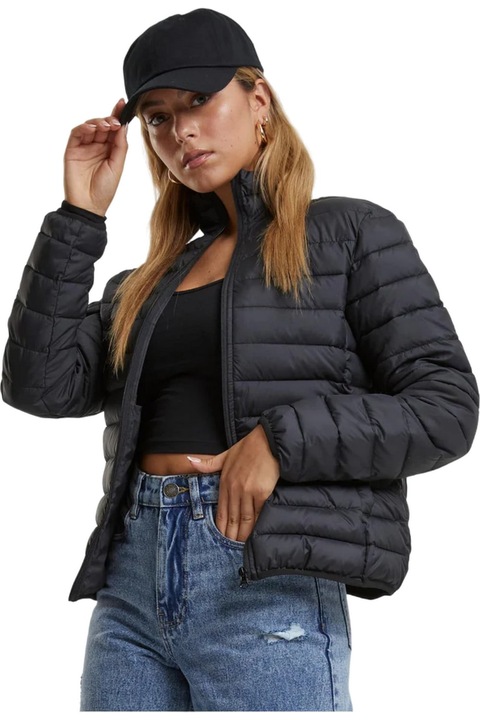 Дамско пухено яке Urban Classics,, Черен