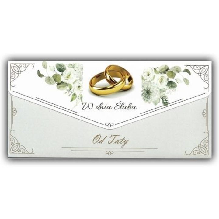 Karnet-koperta Slub od Taty, Trend, 215x223mm, folie, cu zlocenia, cu plic suplimentar