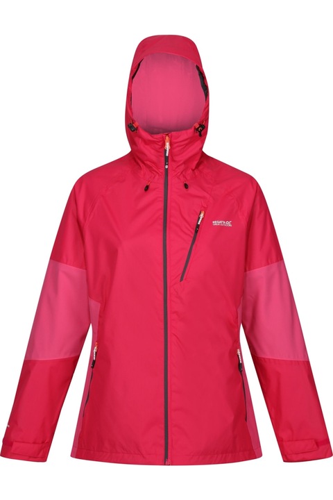 Regatta Highton V női vízálló dzseki, Pink Potion/Flamingo Pink, Halványpiros
