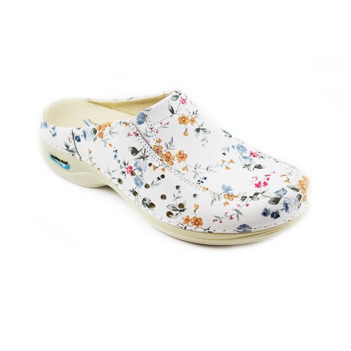 Медицинско сабо, ортопедично, Nursingcare Wash'Go Berlin, Flowers, размер 35