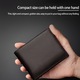 Мъжки портфейл, Axroad Mall, Тънък портфейл от естествена кожа, 10 слота, RFID блокиране, С защита против кражба, Сгъваем, Водоустойчив и устойчив на замърсяване, За съхранение на карти, банкноти, 11,5 x 9 x 1,5 мм, Кафяв