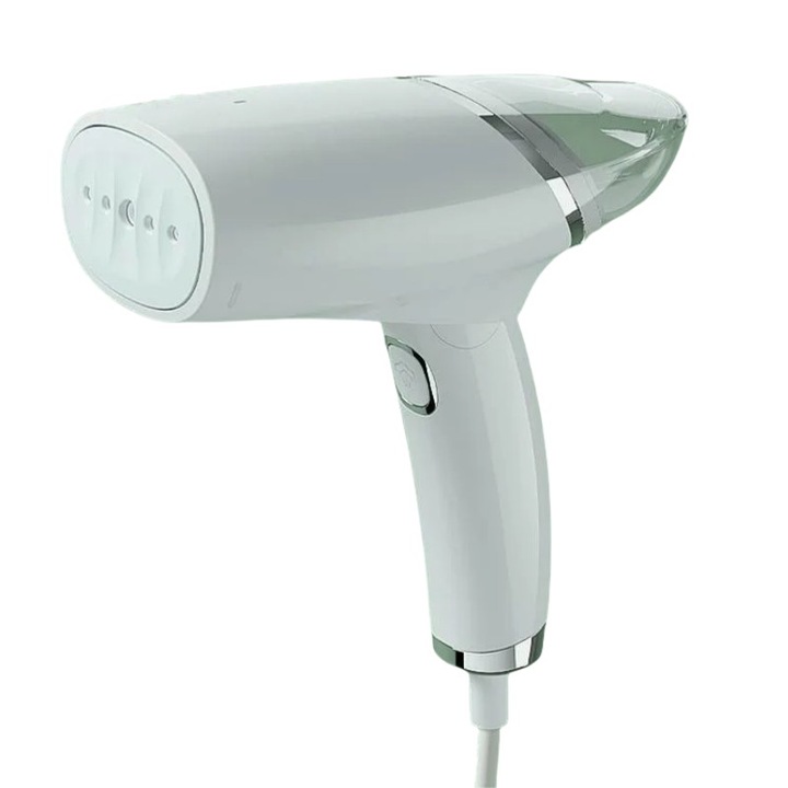 Fier de calcat portabil cu abur, 1200 W, rezervor de apa detasabil 120 ml, alb