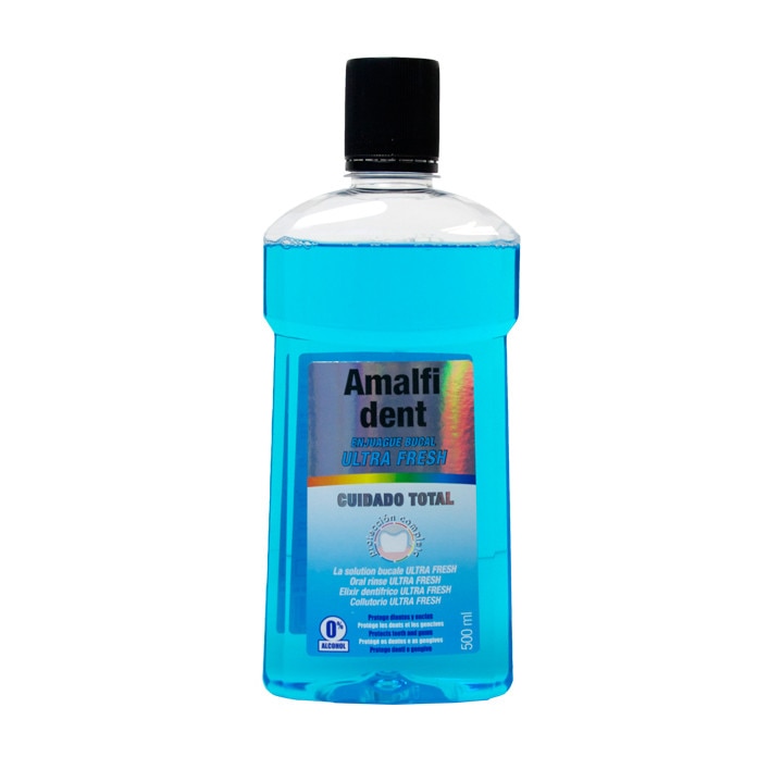 Apa de gura fara alcool Ultra Fresh AMALFI, 500ml