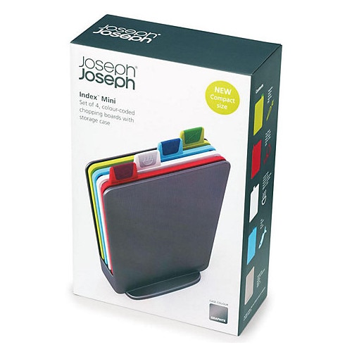 Set 4 blaturi pentru taiat Index mini graphit Joseph