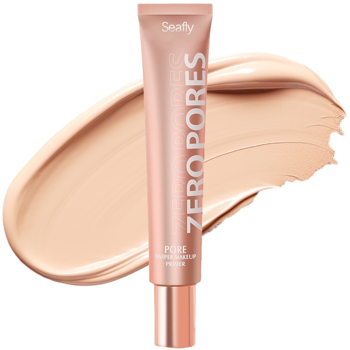 Fond de Ten Lichid 4 in 1, Seafly®, Corector Hdratant, Reduce Porii, Netezeste Ridurile, Uniformizeaza Nuanta Pielii, Primer de Lunga Durata, Protectie UV, Potrivit Pentru Toate Tipurile de Piele, 20ml