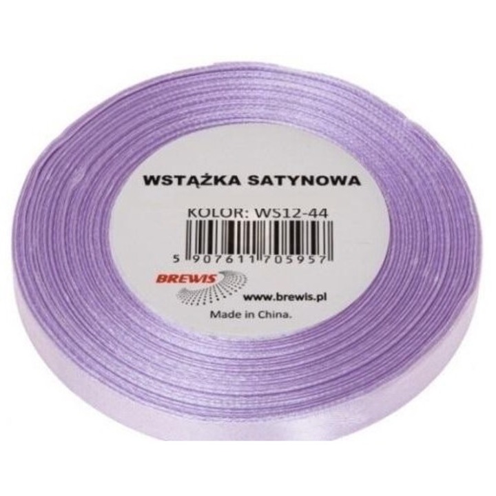 Panglica satin, Brewis, mov deschis, 38mm x 32m