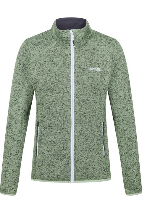 Női Newhill Regatta polár pulóver dzseki, zöld, Világoszöld