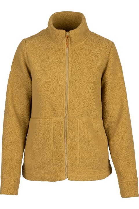 Női Trespass Chatty polár pulóver dzseki, arany olíva, Aranyszín