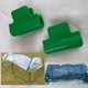Cleme pentru sera, Mmgoqqt, set 10 bucati, verde, 11x16x19mm