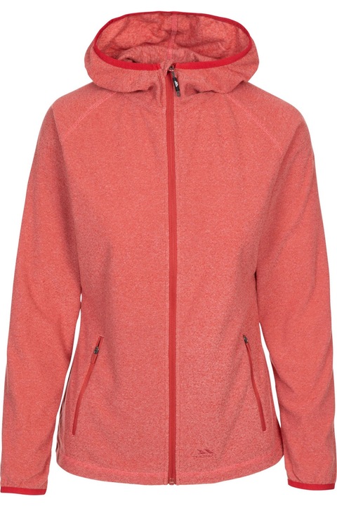 Trespass Jennings polár pulóver dzseki női, rebarbara, Sötétpiros