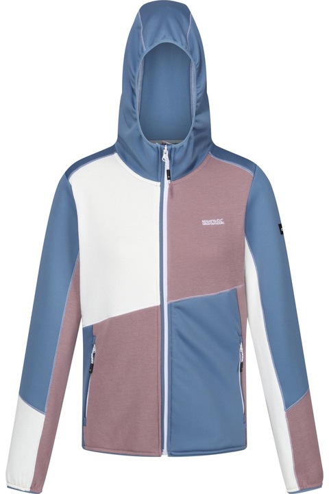 Regatta Walbury VII női polár pulóver dzseki, Coronet Blue/Heather/Marshmallow 34 EU