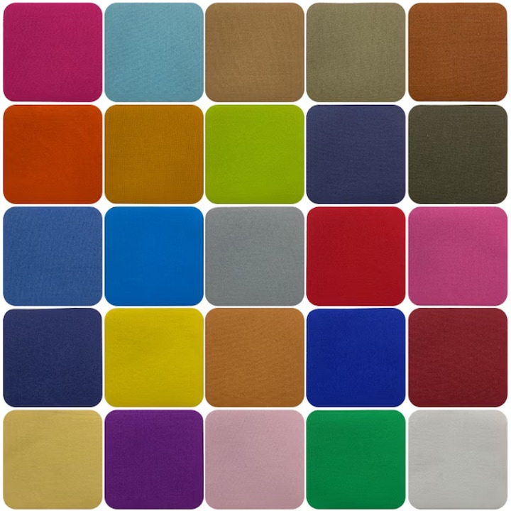 Set 26 Petice Termoadezive, Axroad Mall, Puternic, Rezistent la uzura, Confortabil, Lavabil, Aplicabile prin calcare sau cusut, Usor de aplicat, Pentru imbracaminte, pantaloni, genti, Panza, 12x12cm, Multicolor