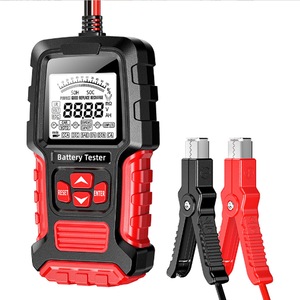 Tester Digital de Baterii, Axroad Mall, 12/24V, Test Durata de viata a bateriei, starea de incarcare, curentul de descarcare, Protectia conexiunii inverse, Protectie 0ver-tensiune, Cu afisaj LCD, Pentru masina, motocicleta, ABS, Negru