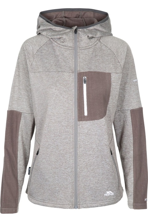Trespass Trullo polár pulóver dzseki női, szürke márga márga, Hamuszürke, 2XL